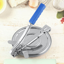 PURI PRESS MAKER - STAINLESS STEEL PURI MAKER PRESS MACHINE - ROTI CHAPATI PRESSER FOR HOME -KHAKHRA- PURI MAKER PRESS MACHINE WITH HANDLE, MANUAL PURI MAKER (MEDIUM)